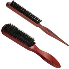 Wildschweinborsten Teasing Hair Brush & Tail Comb Set