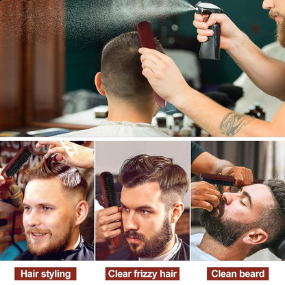 Wildschweinborsten Haarbürste Teasing Hair Brush Naturborsten Bürsten Set