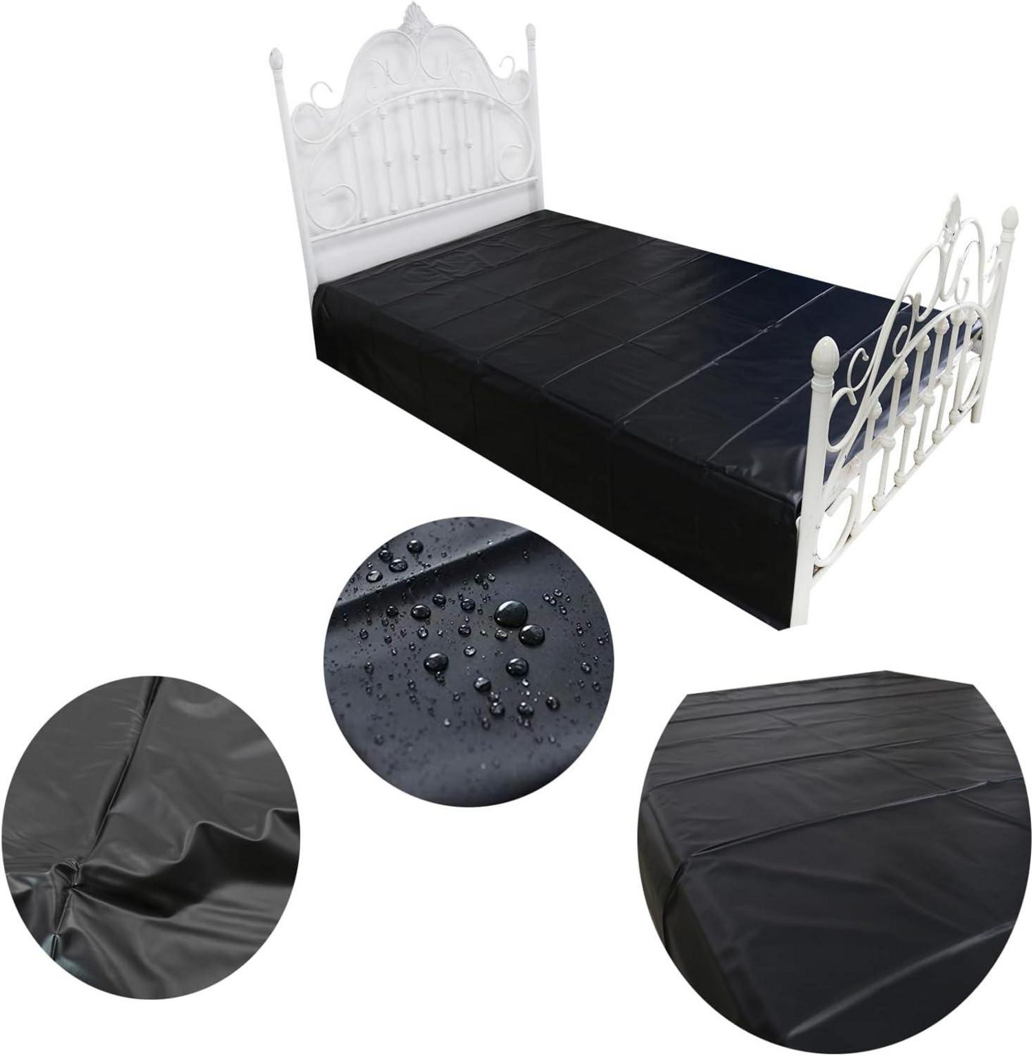 Latex Bettlaken 220x130cm wasserdicht Erotik-Bettwäsche Sexspielzeug