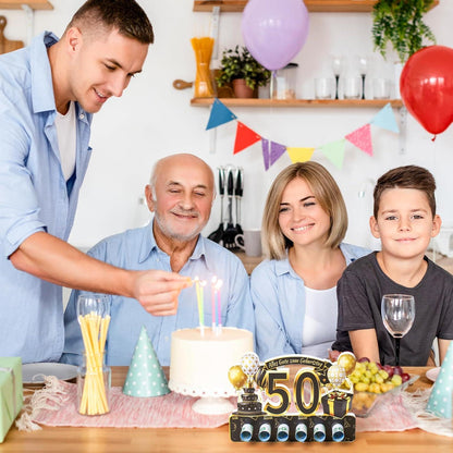 Doppelseitig bedrucktes Holzschild 50. Geburtstag Frau Mann Geschenk