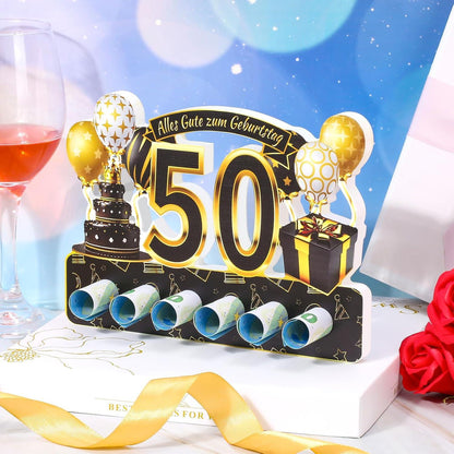 Deko 50 Geburtstag Mann Frau Geschenk Jubiläum Farbe 50