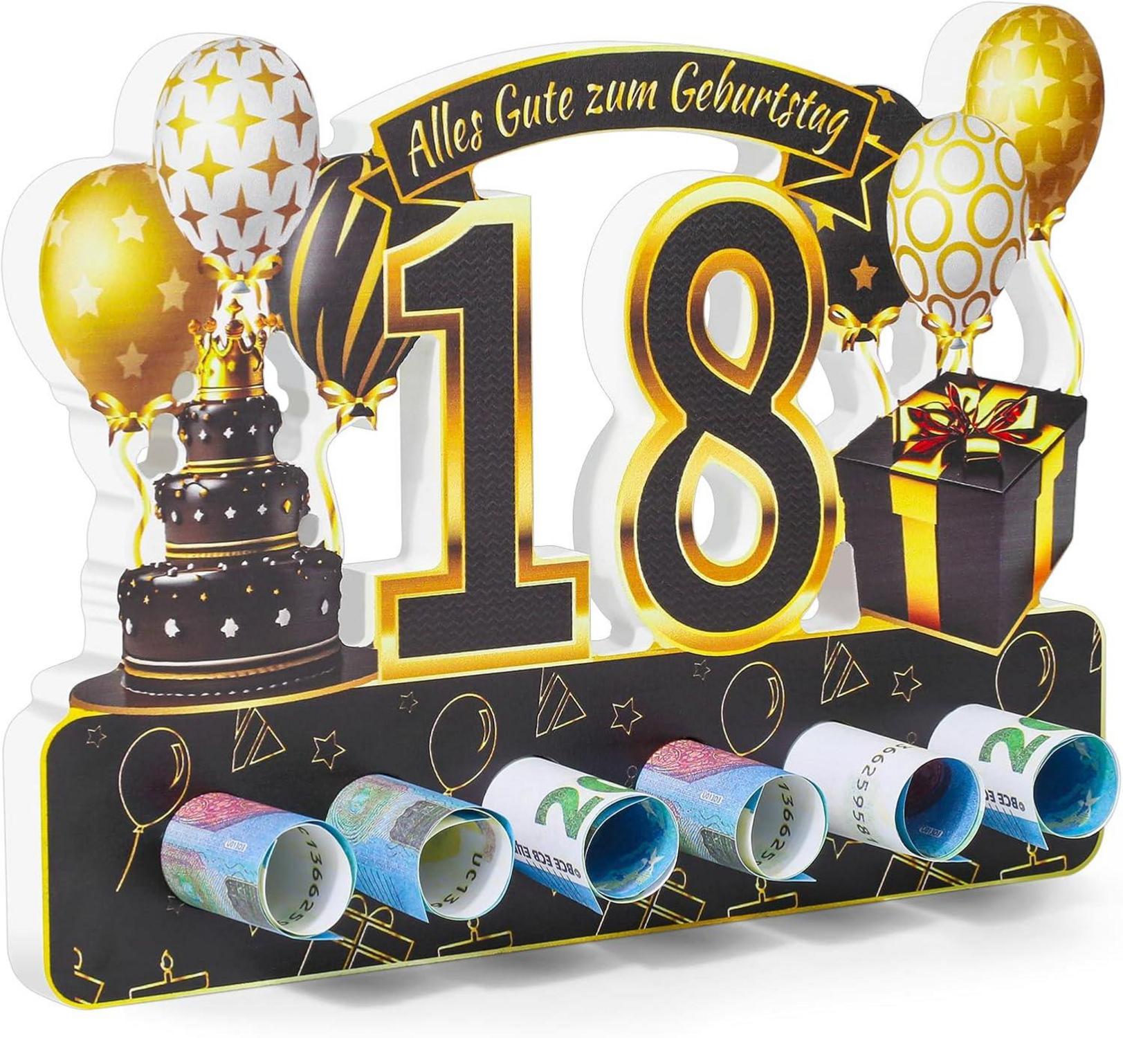 ROADPLUM 18 Geburtstag Geschenk Doppelseitiger FarbdruckHolz