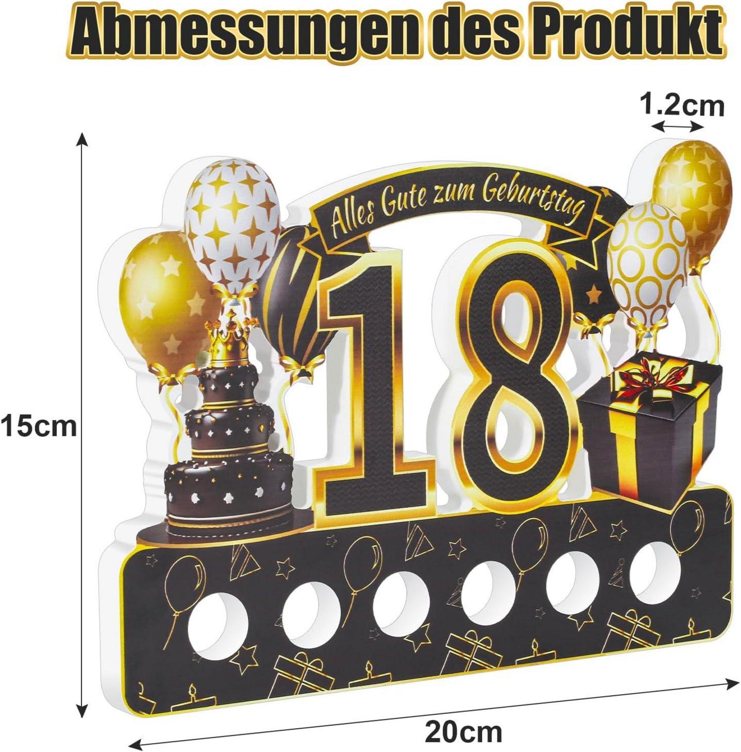 ROADPLUM 18 Geburtstag Geschenk Junge Mädchen Doppelseitig