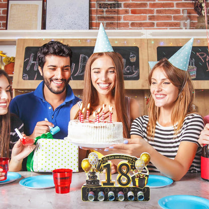 18. Geburtstag Geschenk Holz Doppelseitiger Farbdruck Deko für Party