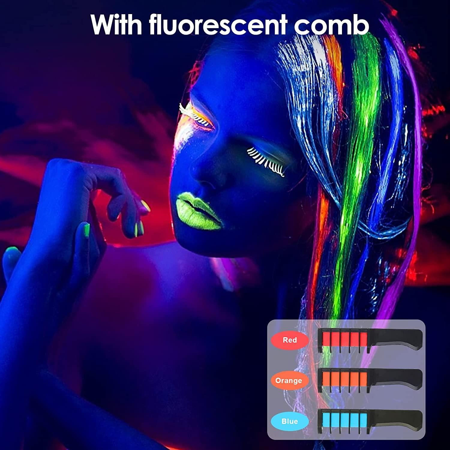 23er Set UV Bodypainting Farben Neon Schwarzlicht Körperfarbe