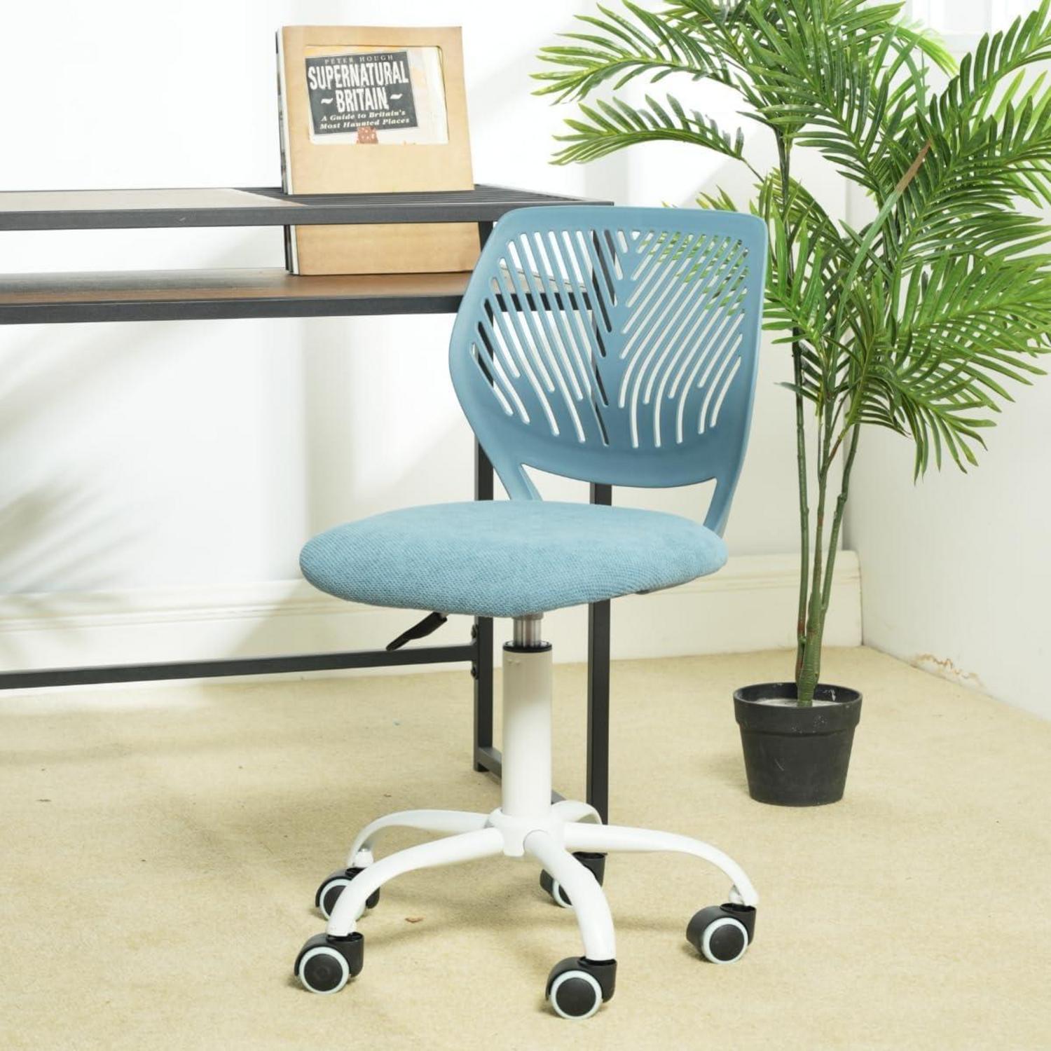 Ergonomischer Leinenstoff Schreibtischstuhl Kinder Teenager