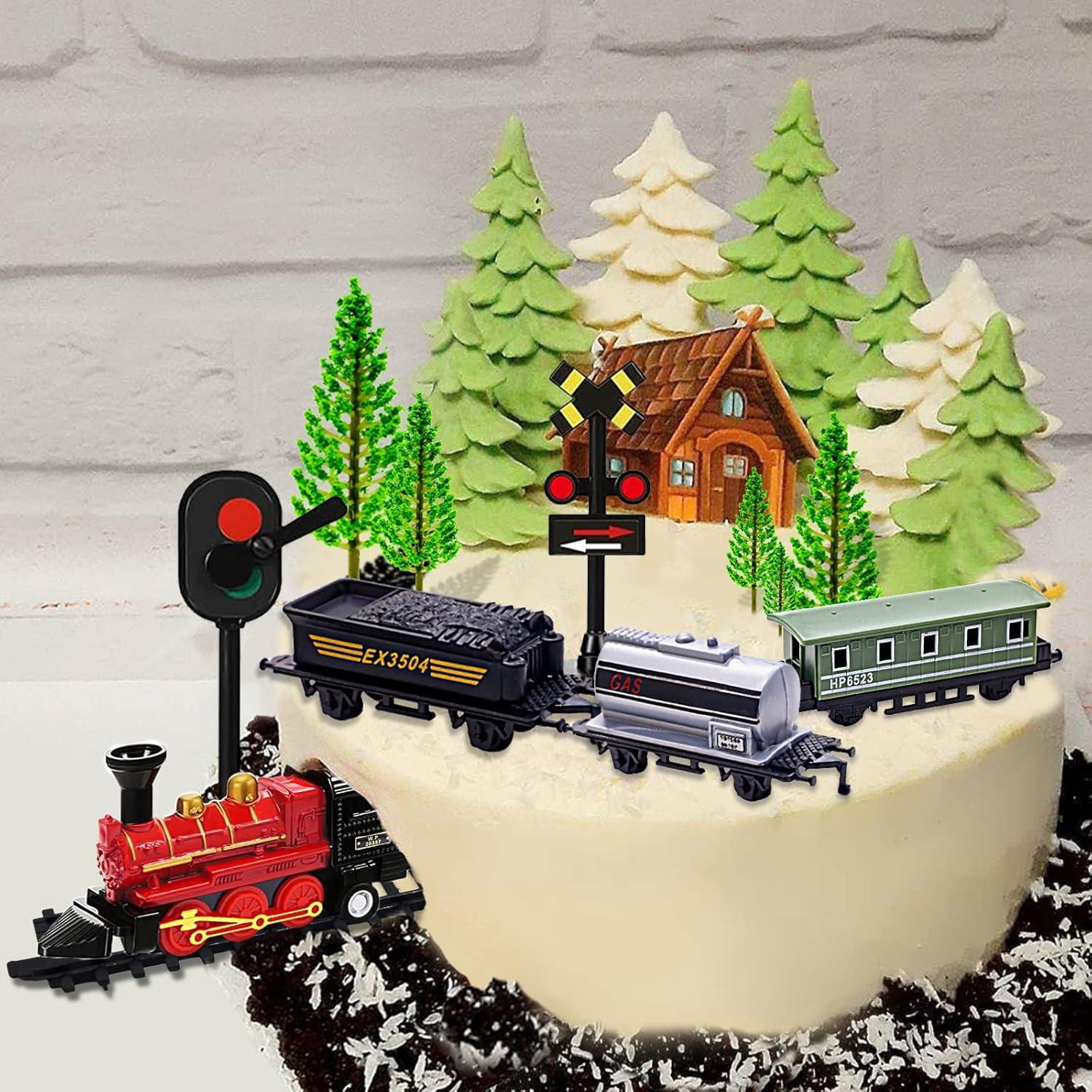 Kuchen Topper Set Zug Eisenbahn Geburtstagsparty Dekoration Jungen