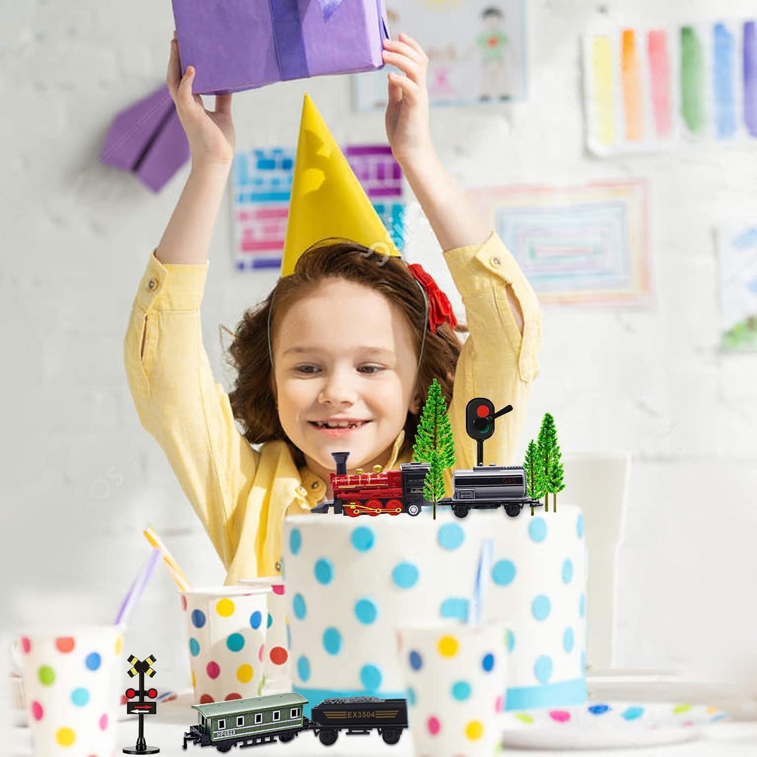 Zug Kuchen Toppers 13 Stück Eisenbahn Thema Party Supplies
