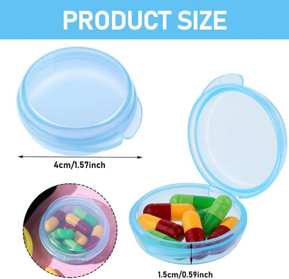 Kleine Pillendose Mini-Pillen-Organizer Aufbewahrungsbehälter 7 Stück