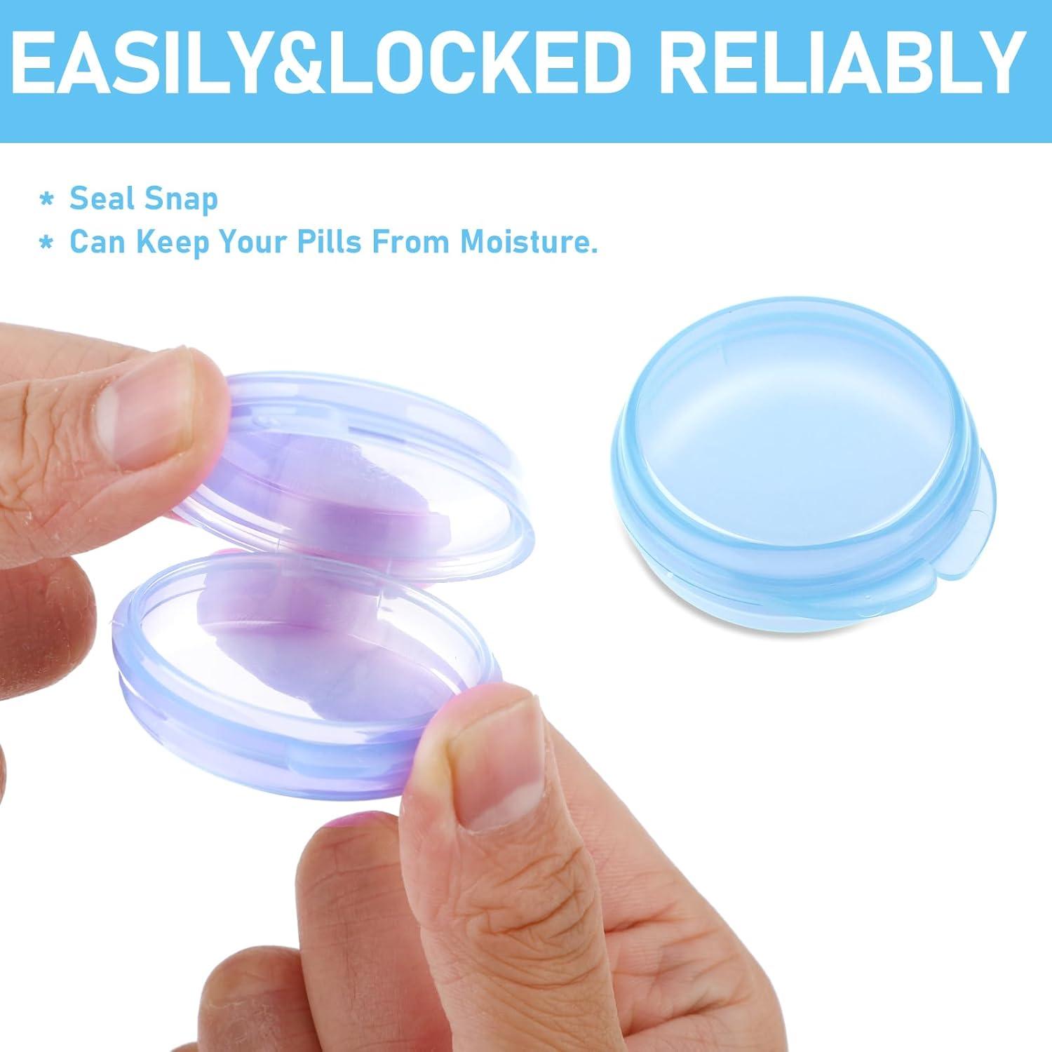 Kleine Pillendose 7 Stück Mini-Organizer Reise Etui Tragbar, Aufbewahrungsbehälter