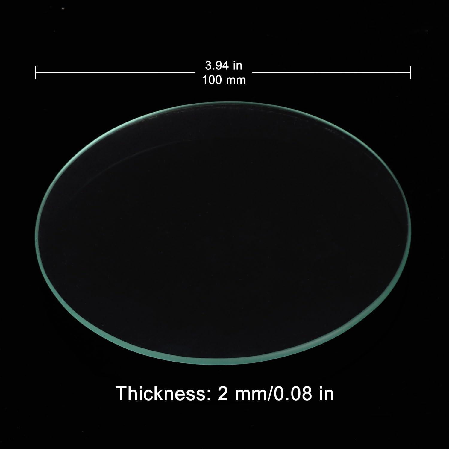 FunChem Lab Uhrglas-Set 100 mm 10er-Pack Borosilikatglas