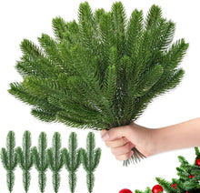 Künstliche Tannenzweige Tannennadeln Weihnachten Deko 50 Stück