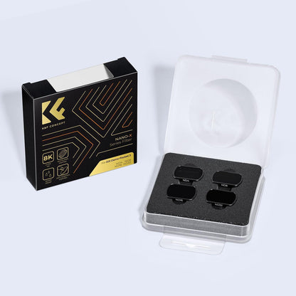 K&F Concept OSMO Pocket 3 ND Filter, 4er Pack Magnetisch ND4-ND32 für DJI OSMO Pocket 3