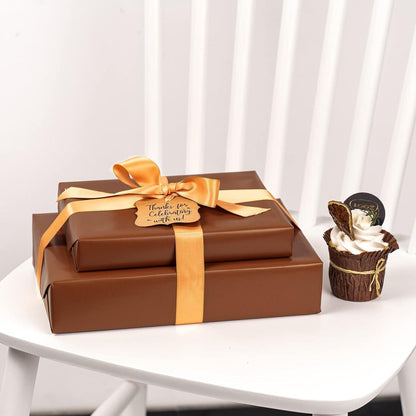 Geschenkpapier schokoladenbraun 44,5 cm x 10 m für alle Anlässe