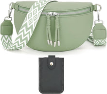 Umhängetasche Damen Crossbody Bag Stylisch in Dunkelgrau