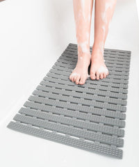 Antirutschmatte Dusche Badewanne 68x38cm Saugnäpfen Grau