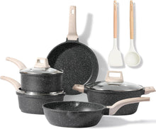Granit Antihaft-Töpfe und Pfannen Set für einfaches Kochen