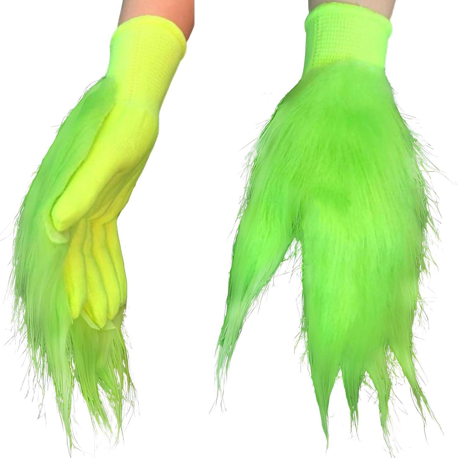 Grüne Monster Handschuhe für Cosplay & Party Ereignisse