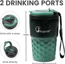 Bugucat Kaffeebecher To Go 360ML Edelstahl Thermobecher