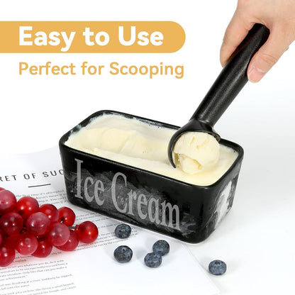 Hochwertiger Schwarzer Aluminium Eisportionierer 18 cm