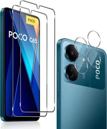 Panzerfolie und Kameraschutz für Xiaomi Poco C65 Redmi 13C 4G