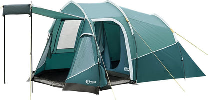 Geräumiges Camping Zelt Wasserdicht 3000mm Tunnelzelt 3 Mann mit