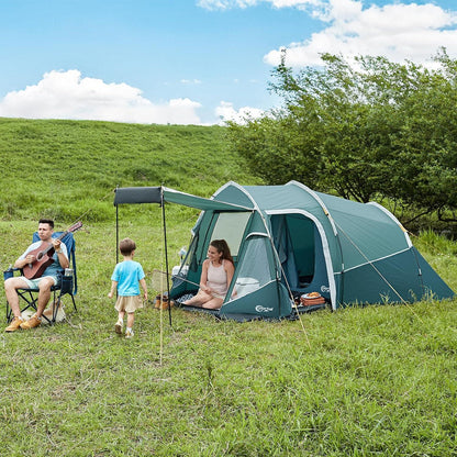 PORTAL 3 Personen Tunnelzelt 3000mm Wasserdicht Camping Zelt