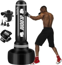 Boxsack Stehend Erwachsene 180cm MMA Muay Thai Fitness Anfänger Set