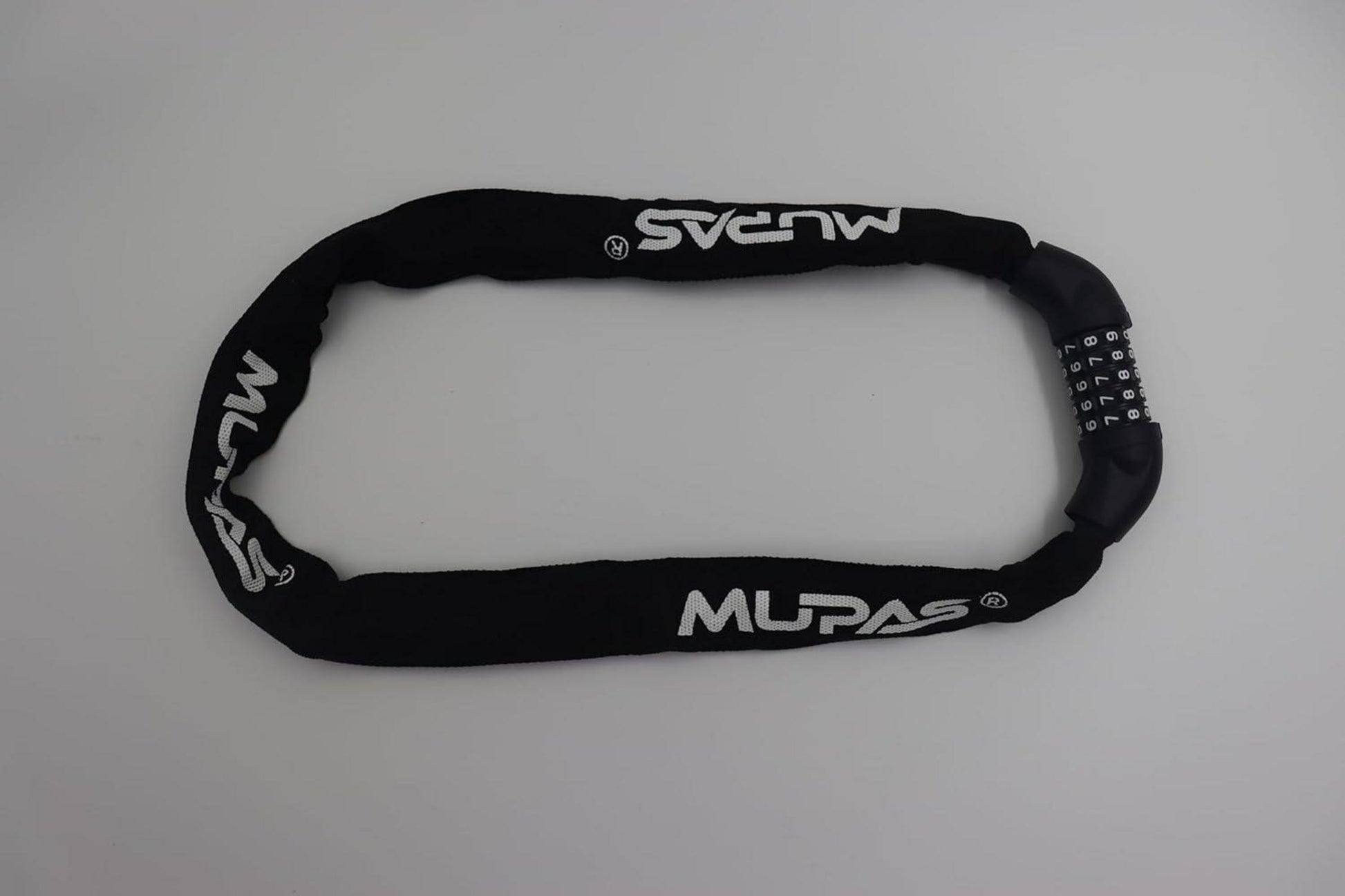 MUPAS 5-stelliges Fahrradschloss aus gehärtetem Stahl - Anti-Diebstahl Kombinationsschloss