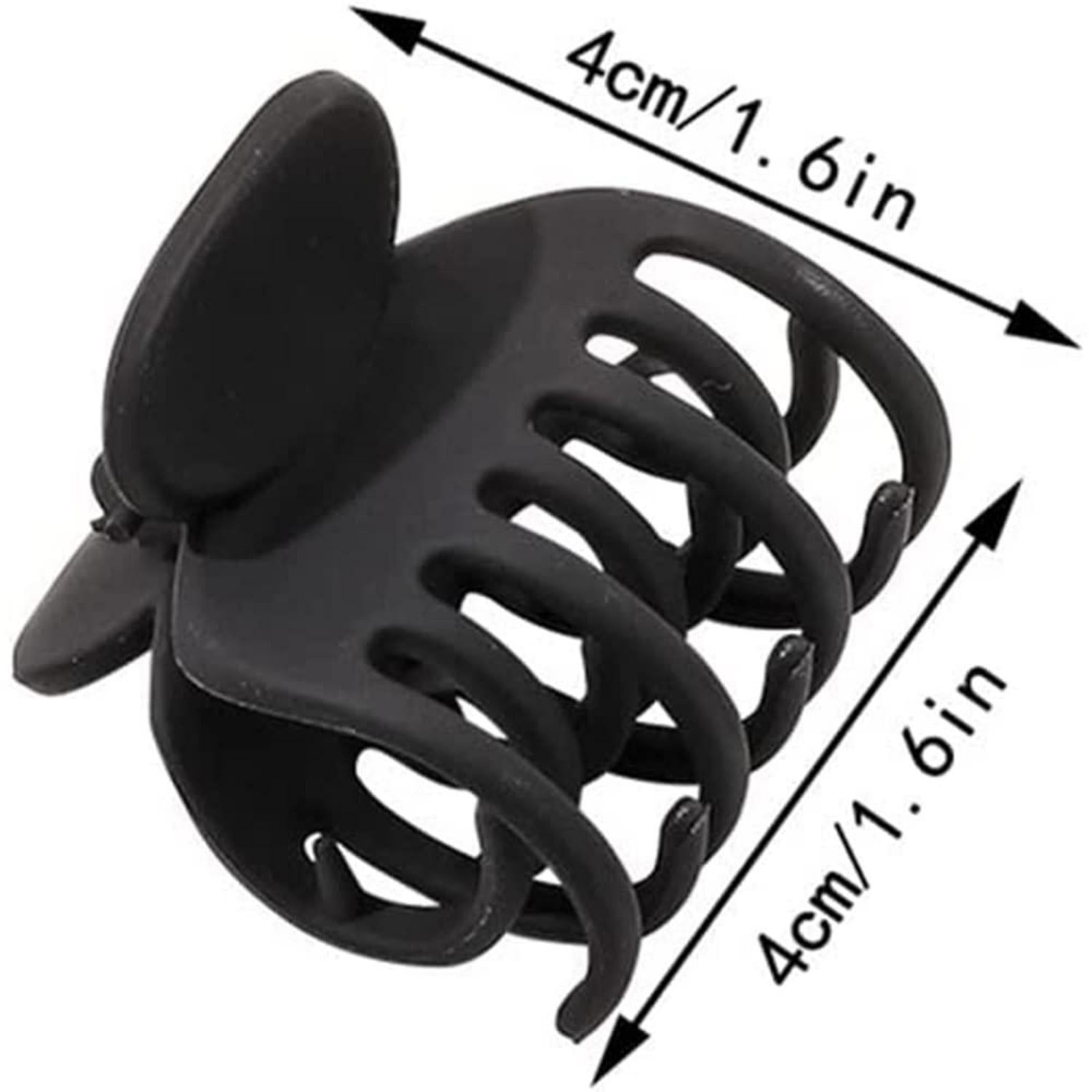 4 Stück matte mittelgroße Haarklammern Klauen Clip Haarspangen