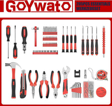 Werkzeugkoffer Set 205tlg gefüllt Multifunktionswerkzeug Rot