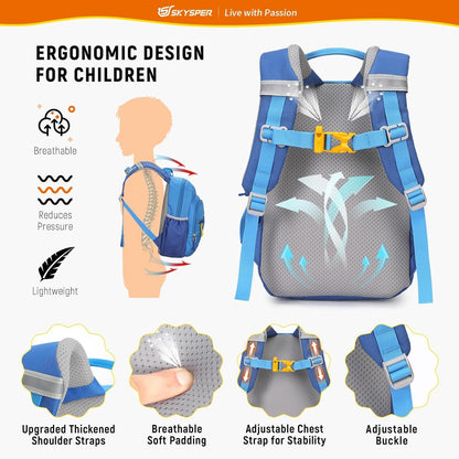 Kinderrucksack 8L Wanderrucksack für Vorschulkinder Blau