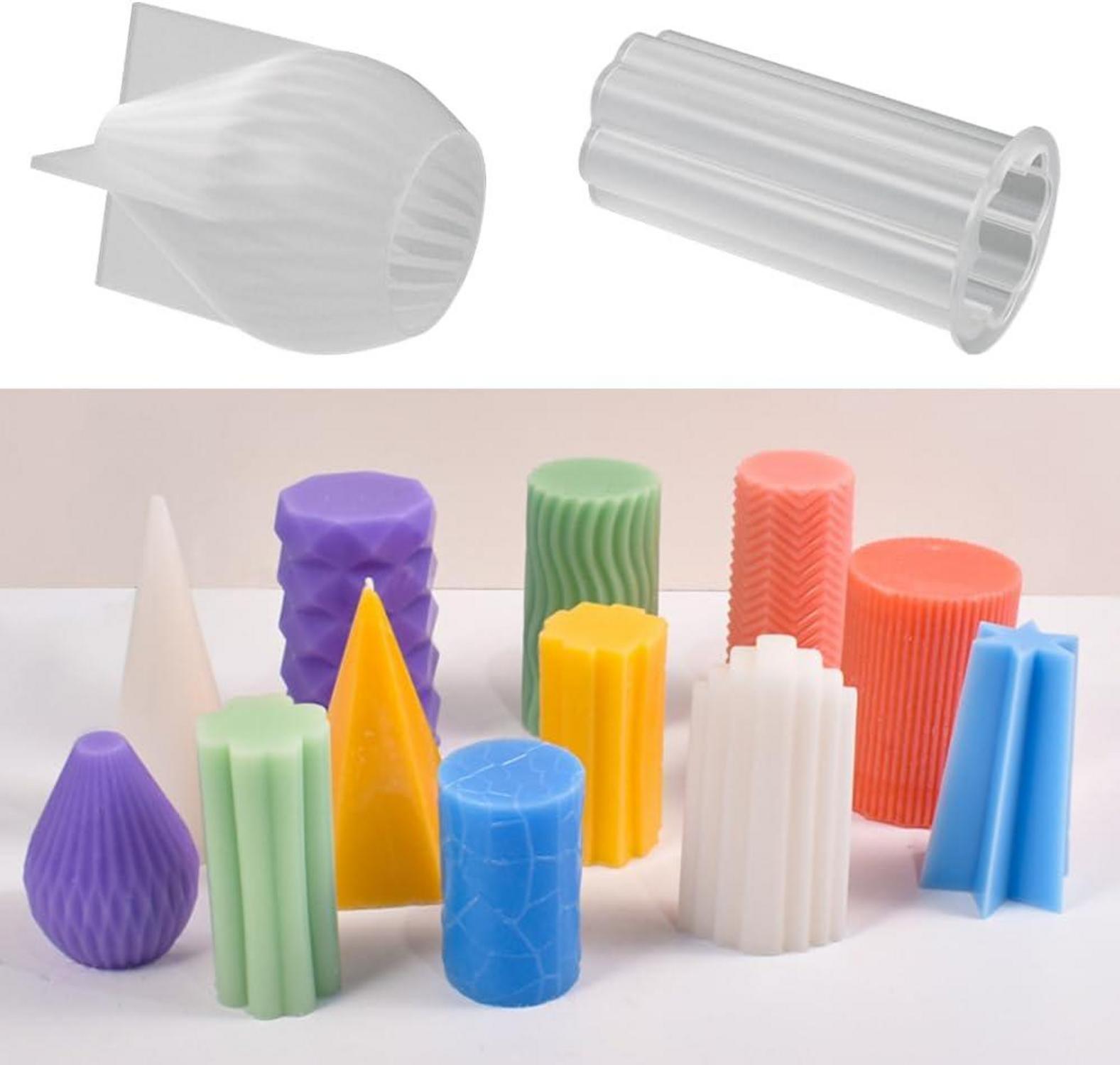Silikon Kerzenform Set 5-teilig Heimdekoration DIY Duftkerze Kit