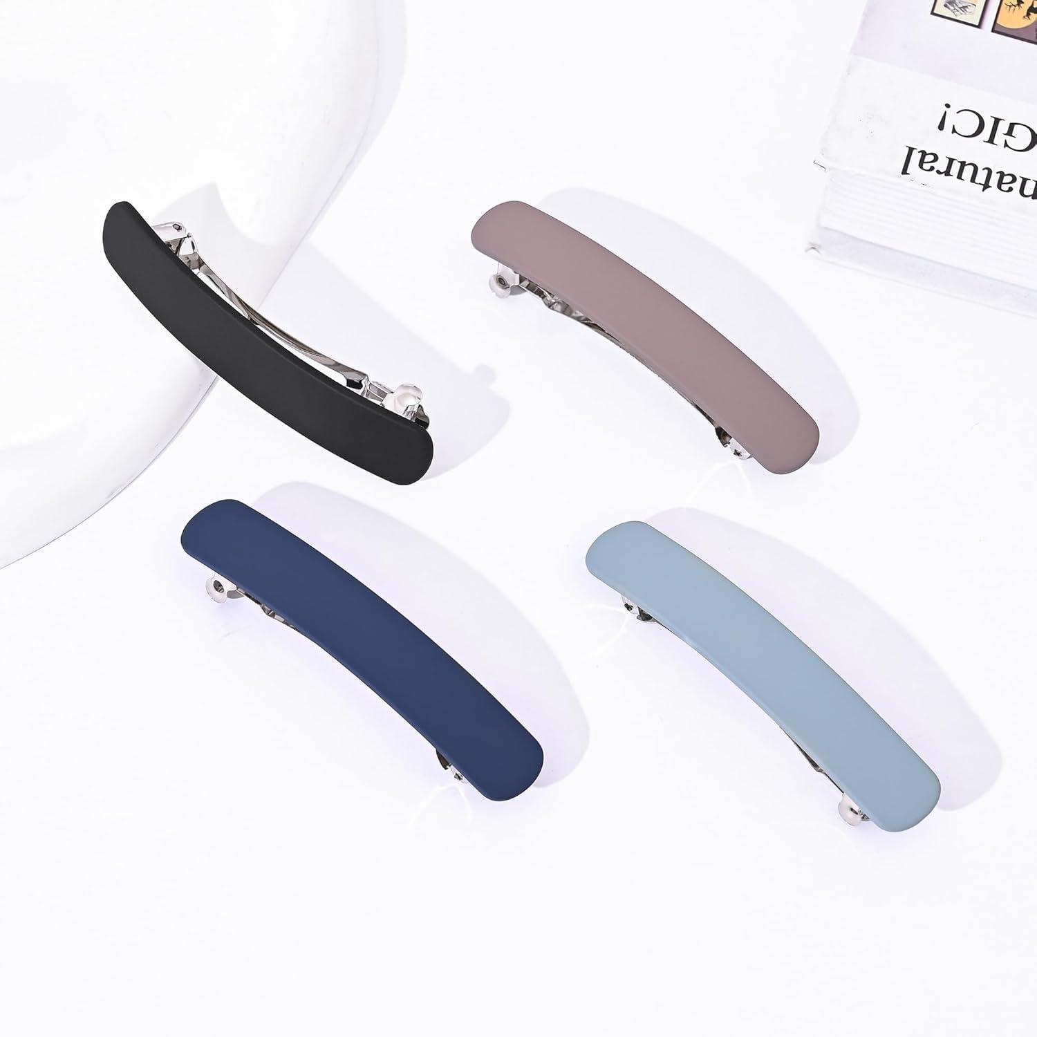 Französische Haarspangen Damen - Set für Dünnes und Dickes Haar, Automatisch.clips