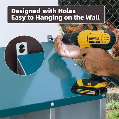 Hühner Legebox Metall 4 Löcher Hühnerei Legebox Hühnerstall