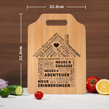 Bambus Schneidebrett für Einzug - Geschenkideen Wohnung