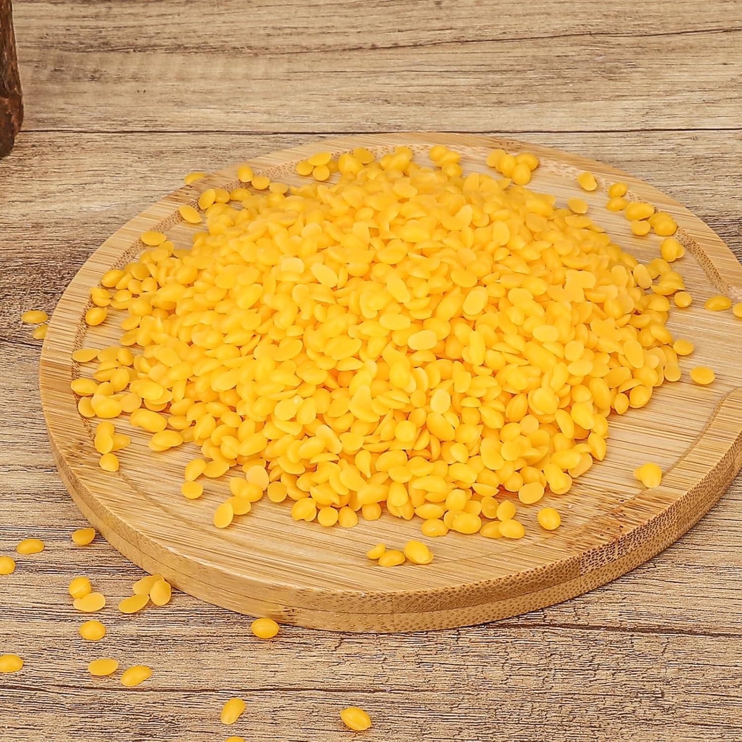 Bienenwachs Pastillen Gelb 100g für Kerzen Gießen & Kosmetik