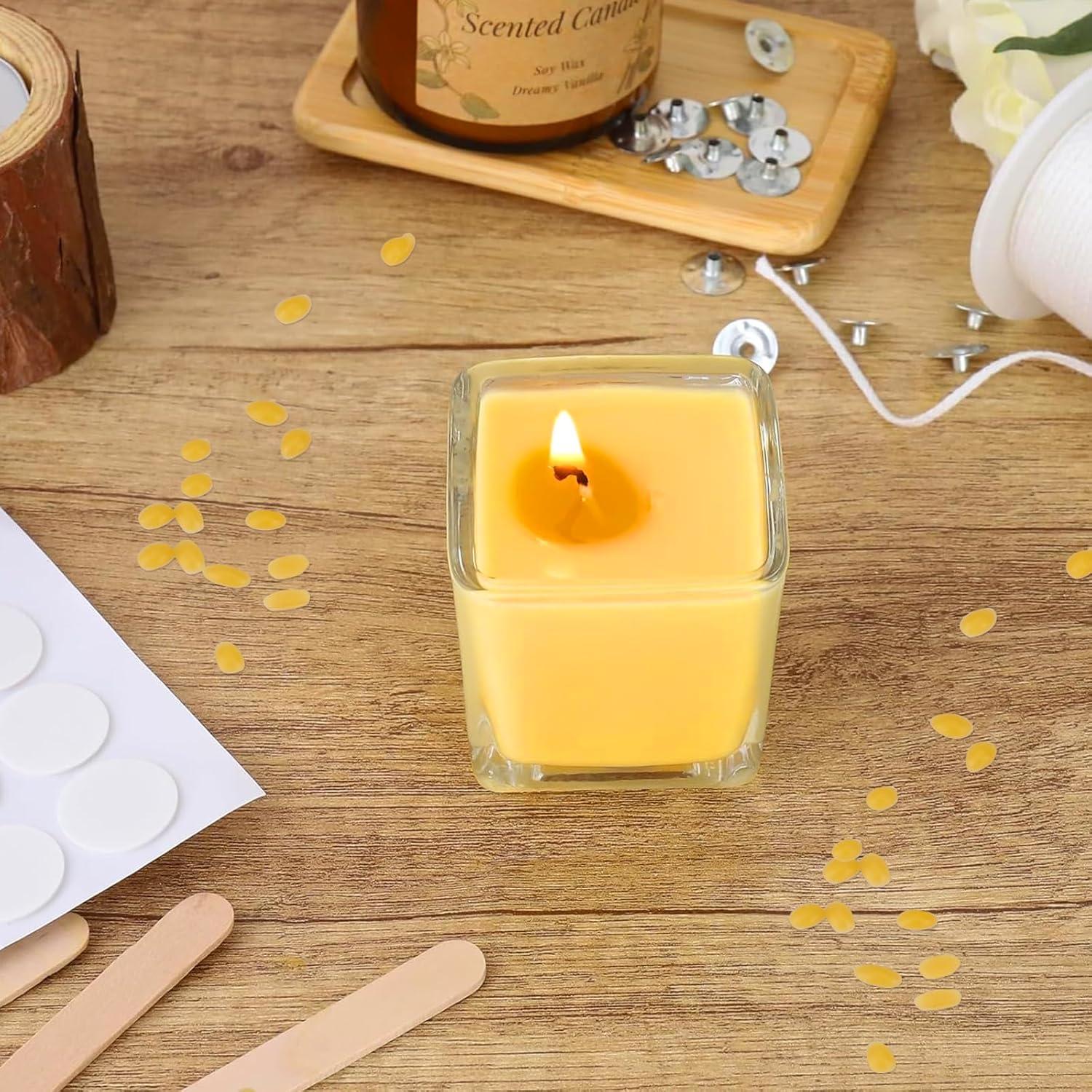 100% reines Bienenwachs Pastillen Gelb 100g - Kerzenwachs Gießen Bio Kosmetik