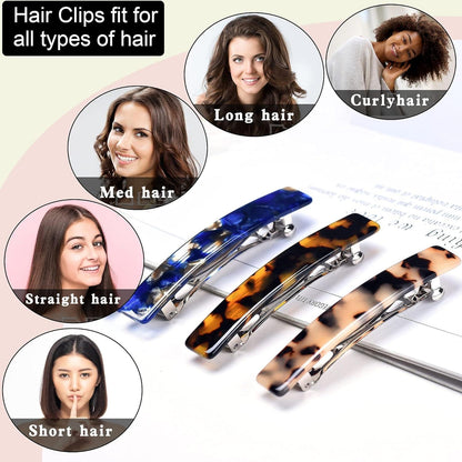 Haarspangen Damen Set Dünnes Haar Französische Hair Clip Automatisch