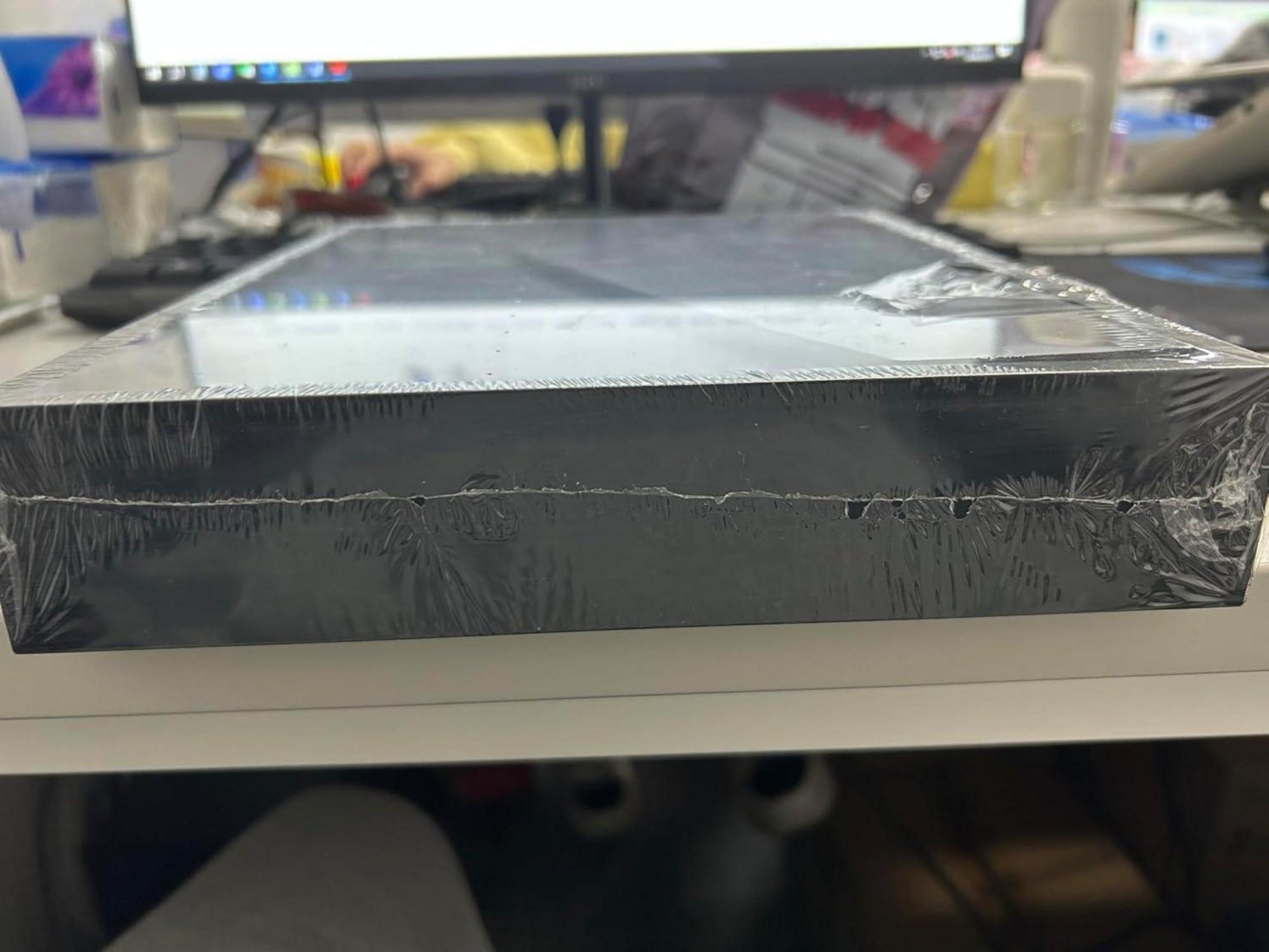 3D Bilderrahmen zum Befüllen Objektrahmen Schwarz 22x27cm Plexiglas