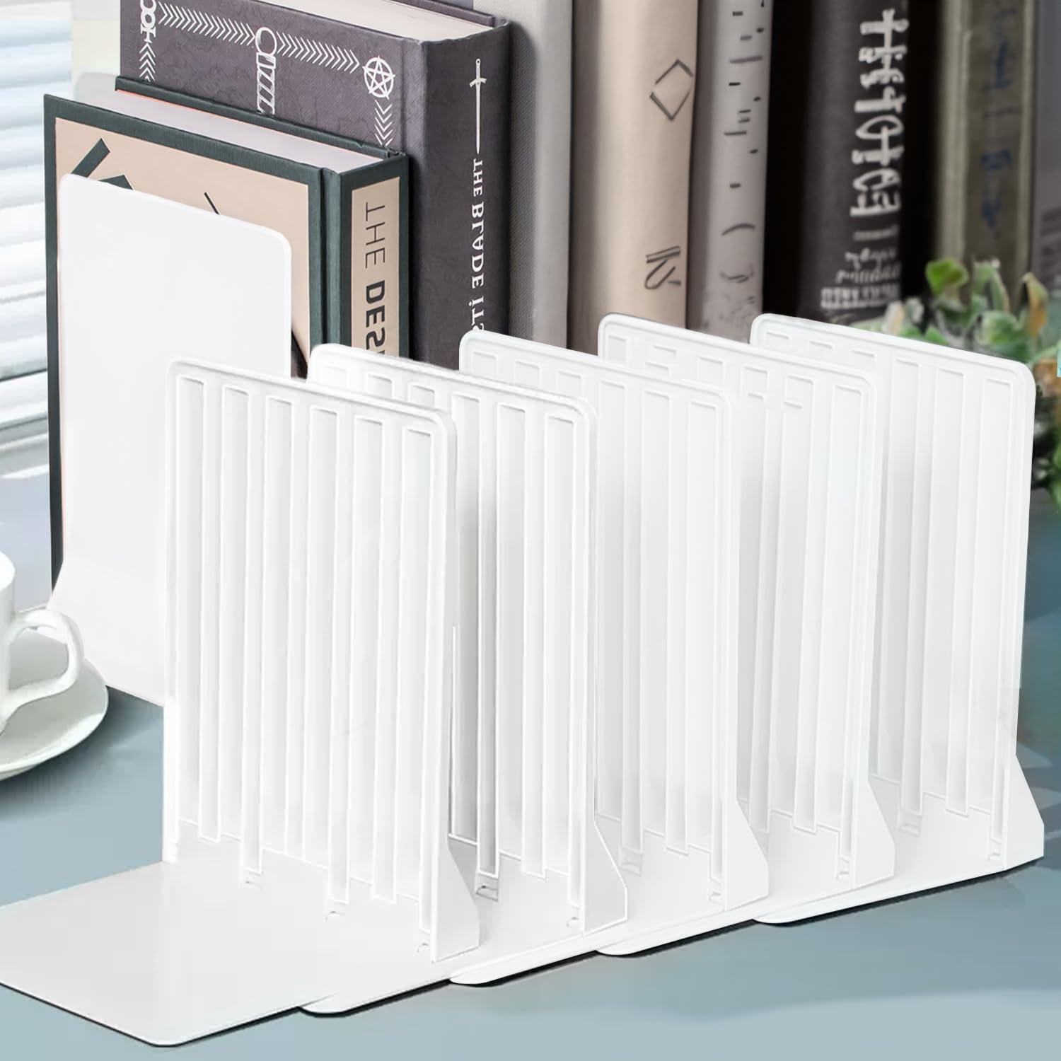 Buchstützen Faltbar Bücherhalter L-Form Book Holder 1 Paar