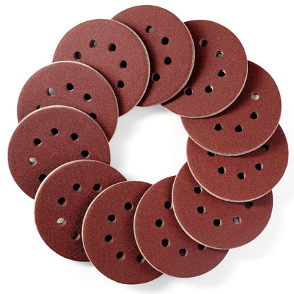 Schleifpapier 125mm Klett 110 Stück Körnung 120 für Exzenterschleifer