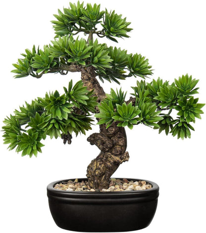 Kunstbonsai Naturgetreue Kunstpflanze Künstlicher Bonsaibaum 40cm