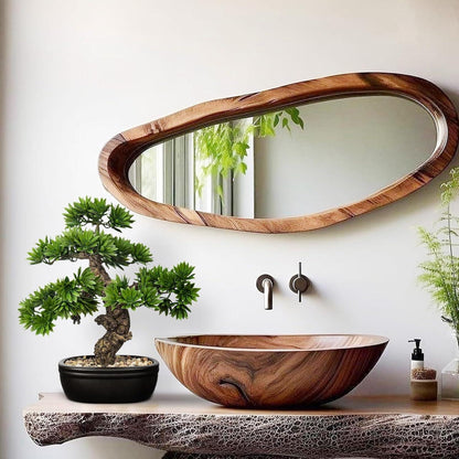 Kunstbonsai Naturgetreue Künstliche Pflanze für Dekoration, Höhe 40cm im Topf