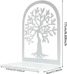 Qualsen Bücherstützen Metall Buchhalter Regal 17x12x8 cm (1