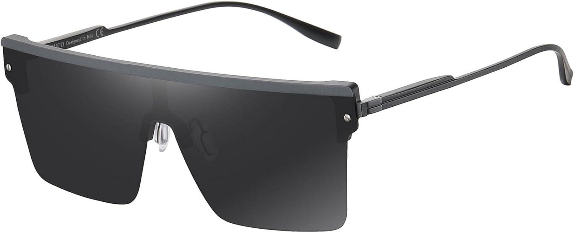 Polarisierte Sonnenbrille UV400 Schutz Geschenkset Silber