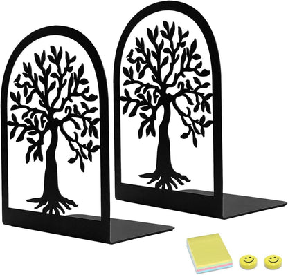 Qualsen Buchstütze Metall Schwarz Book Holder Regal Dekoration