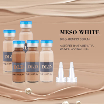 BB Facial Glow Starter Kit Pigment Serum Peptide 10x5ml 5 Farben