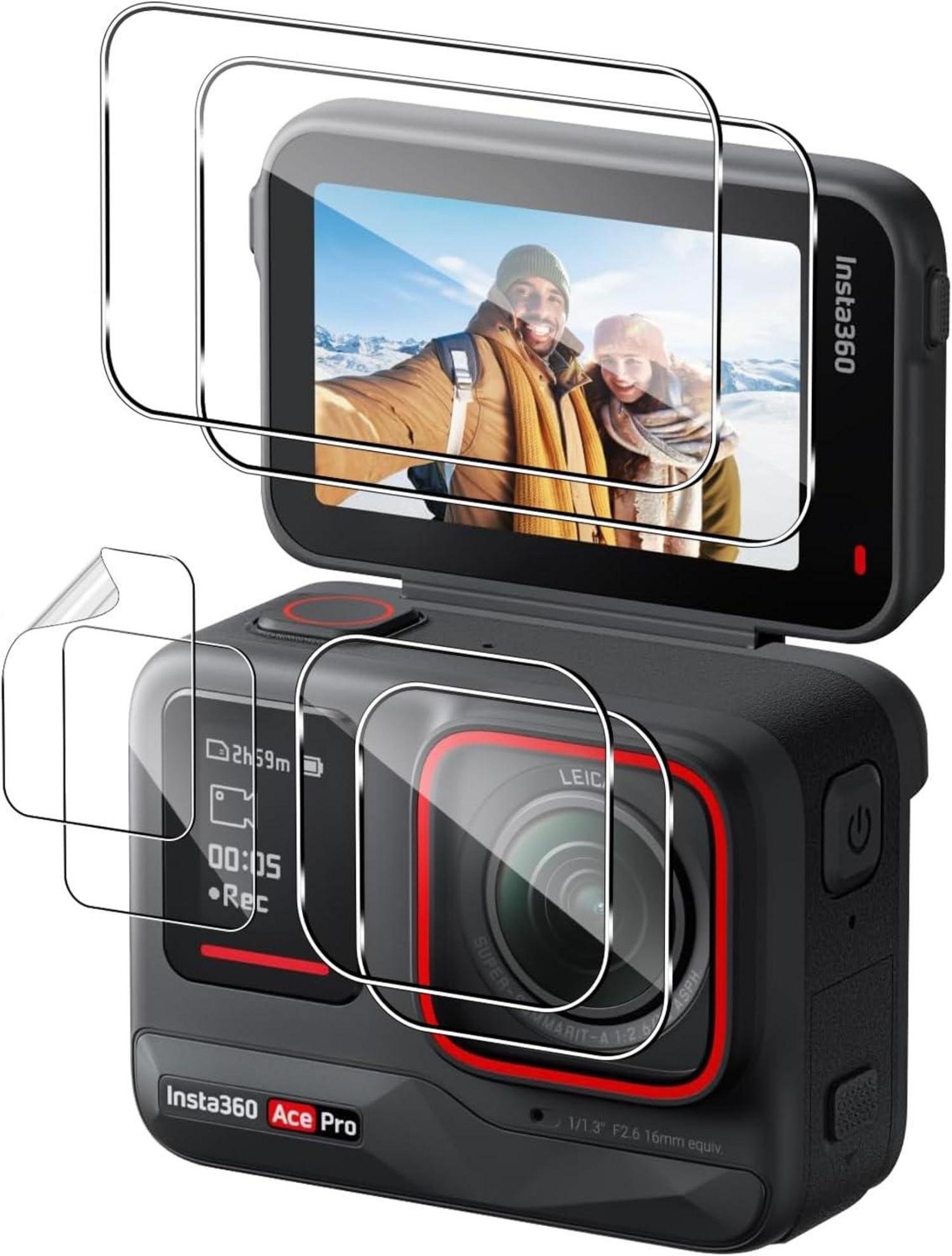 Insta360 Ace Pro Schutzglas 6 Stk. Panzerglas Displayschutz