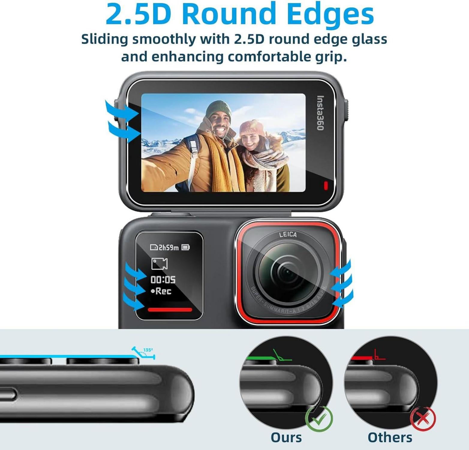Insta360 Ace Pro Schutzglas 6 Stk. Panzerglas Displayschutz